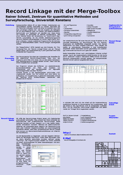 Poster 'Record Linkage with the Merge Toolbox'