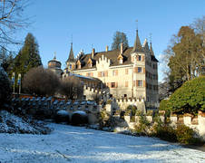 Schloss Seeburg im Winter