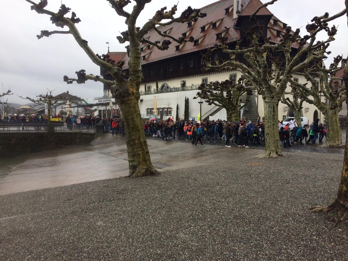 Konstanz "Fridays for Future" school strike. Image: University of Konstanz