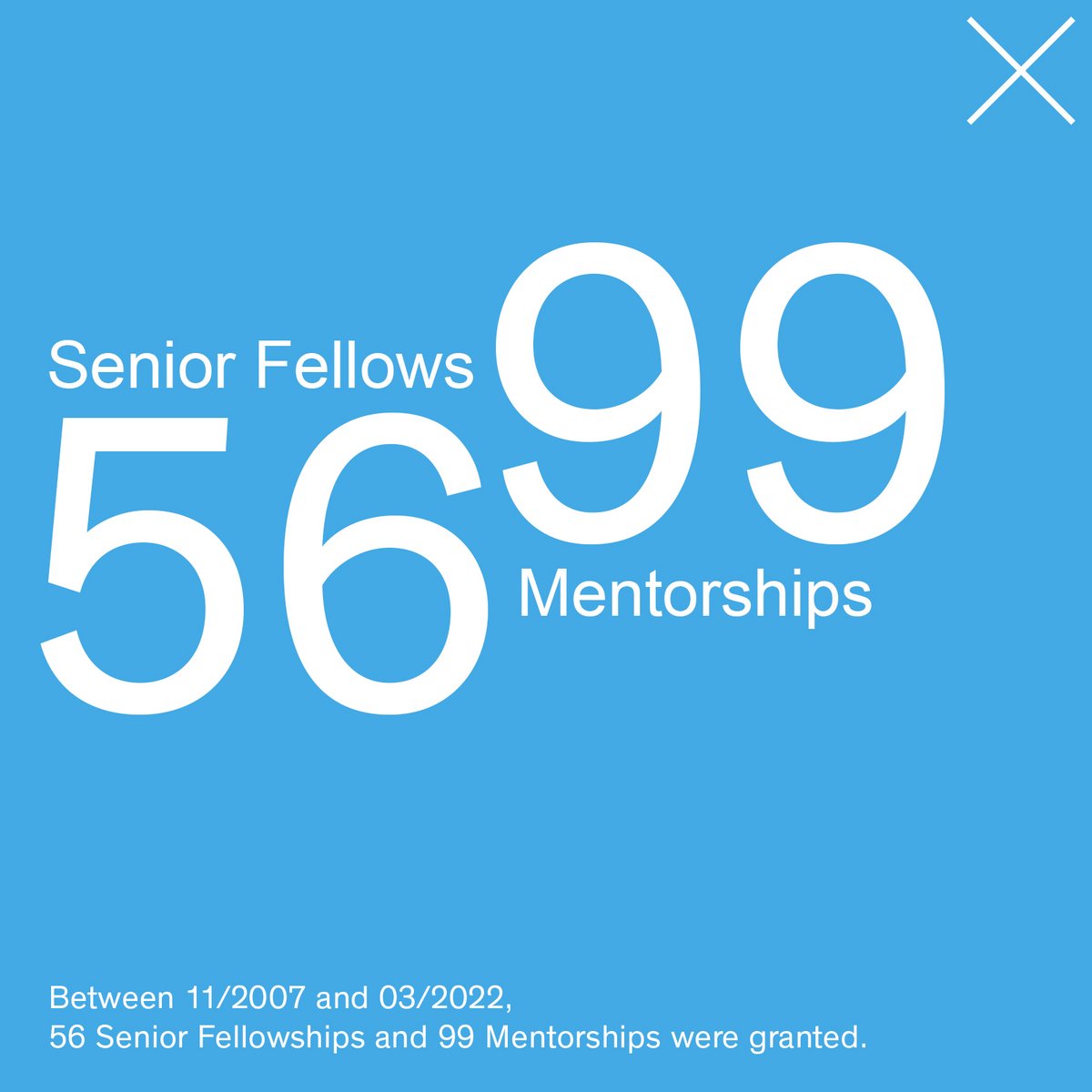number of senior fellowships and mentorships