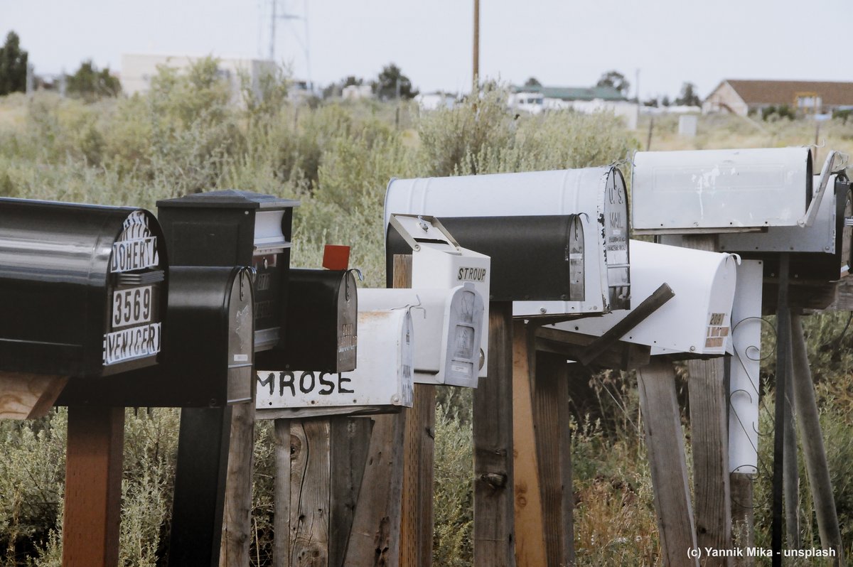 Various mail boxes