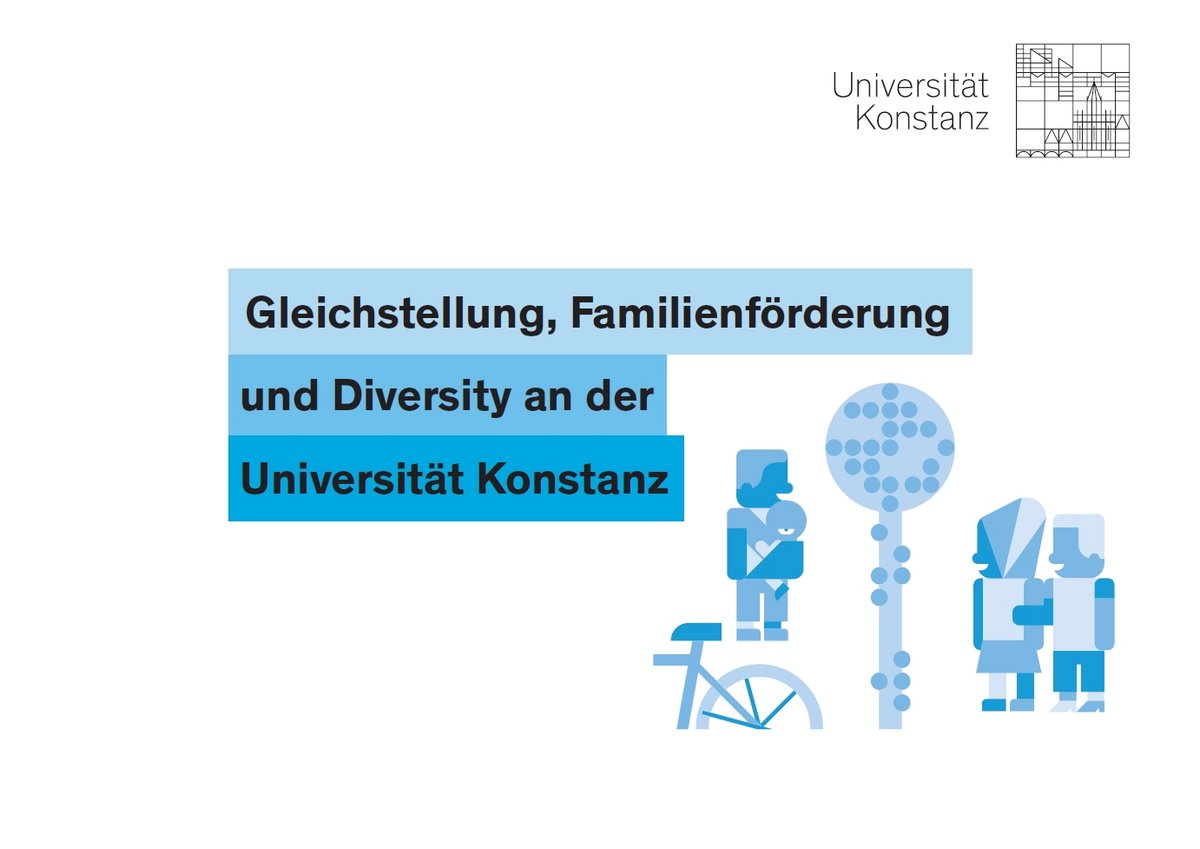 Broschüre "Gleichstellung, Familienförderung und Diversity" an der Universität Konstanz
