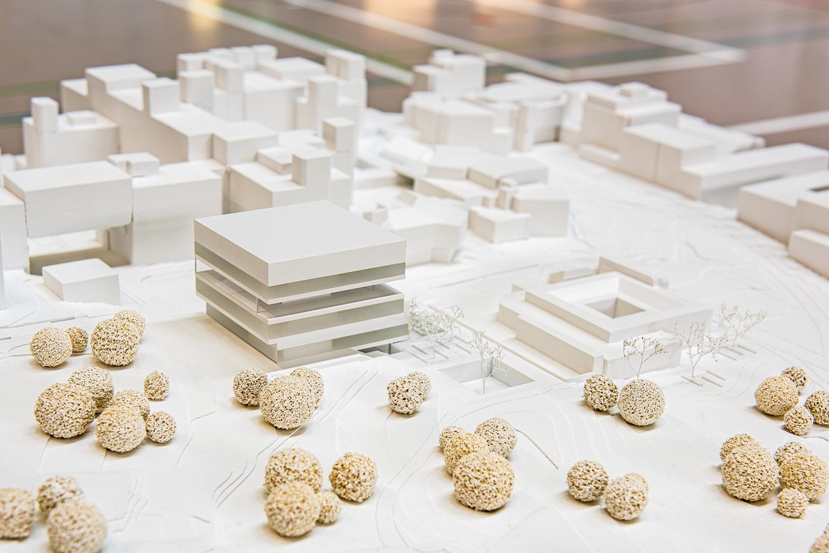3D-Modell des Gewinnerentwurfs von "CODE UNIQUE Architekten GmbH"