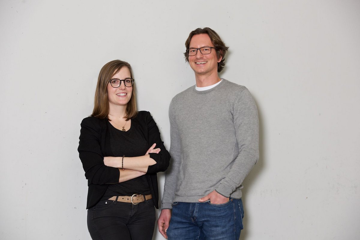 Dr. Lena Wurmthaler und Dr. Martin Gamerdinger. Copyright: Universität Konstanz 