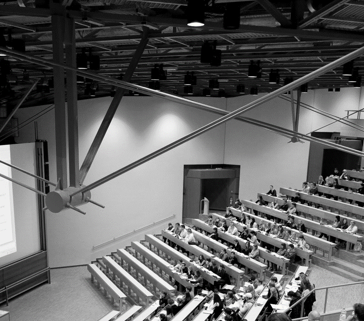 Universität Konstanz Ausschnitt Hörsaal
