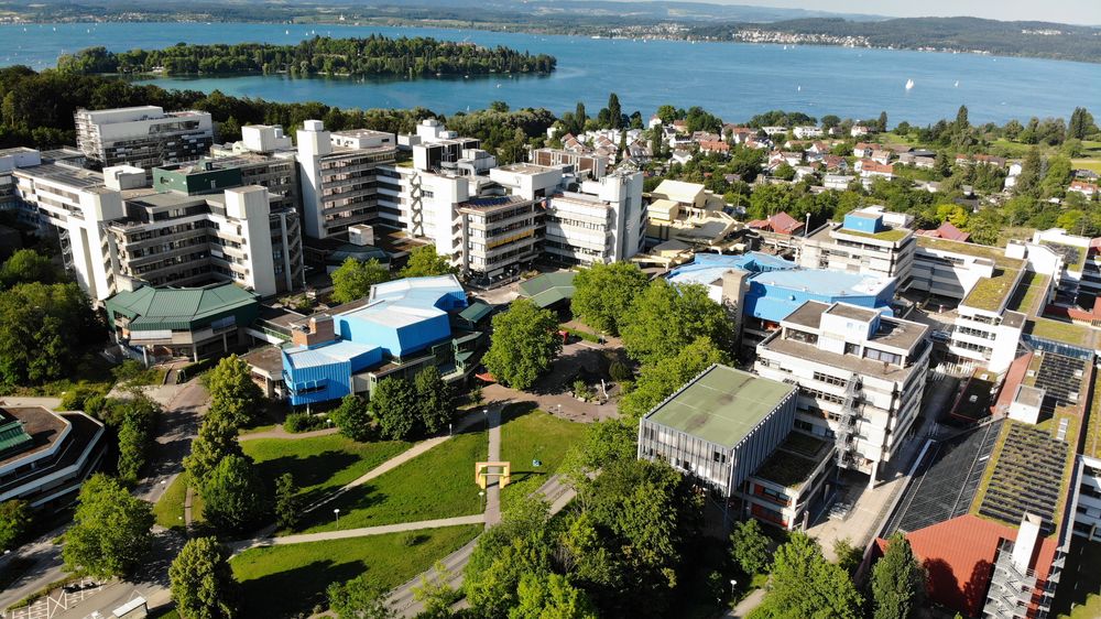 Luftbild von der Universität Konstanz